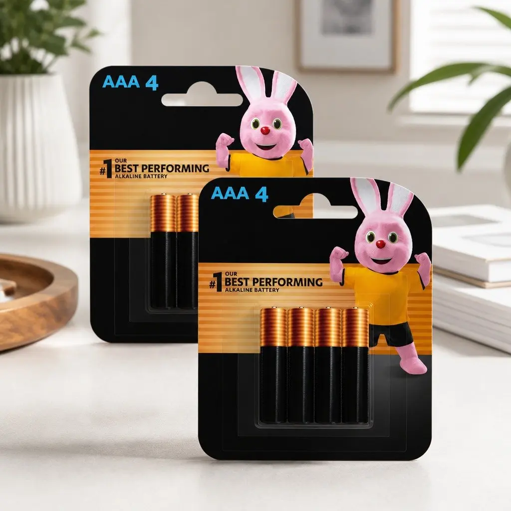 AAA Alkaline Batteries High-Drain Devices 1.5V