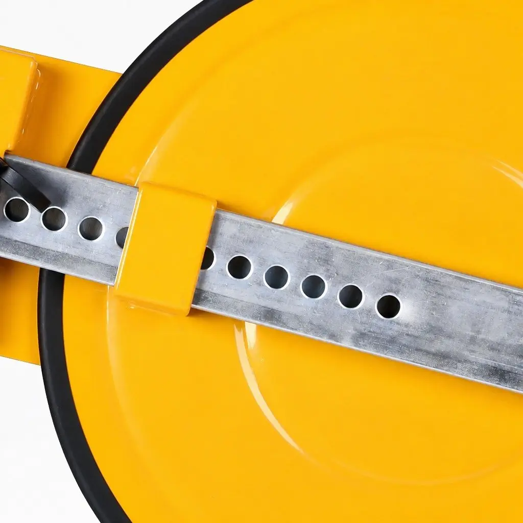 Wheel Lock Clamp Anti-Theft Security Device for Vehicles 13 to 15 Inch Yellow