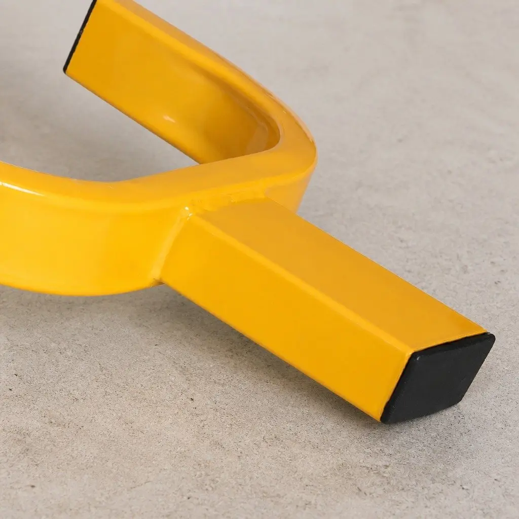 Wheel Lock Clamp Anti-Theft Security Device for Vehicles 13 to 15 Inch Yellow