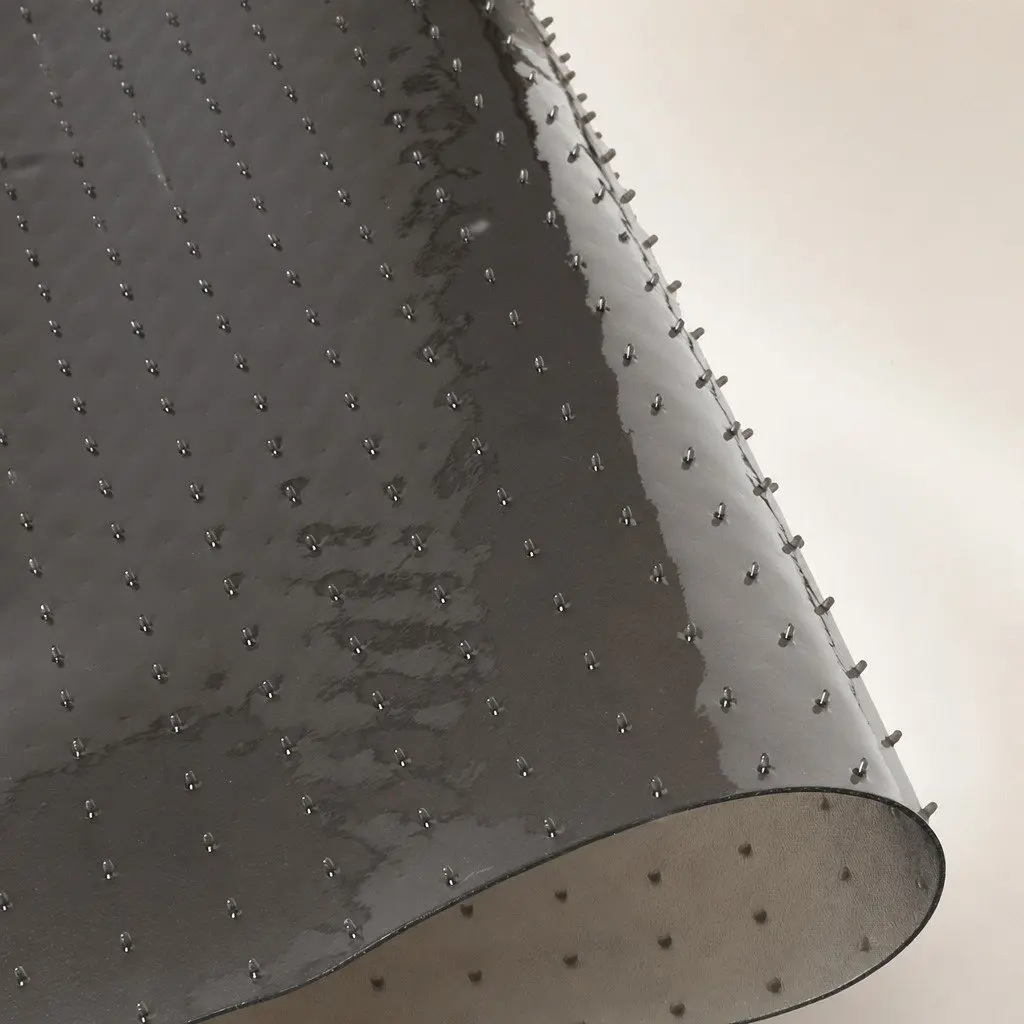 Chair Mat PVC Carpet Protector 120cm x 90cm Clear or Black for Home Office Desk Rolling Caster