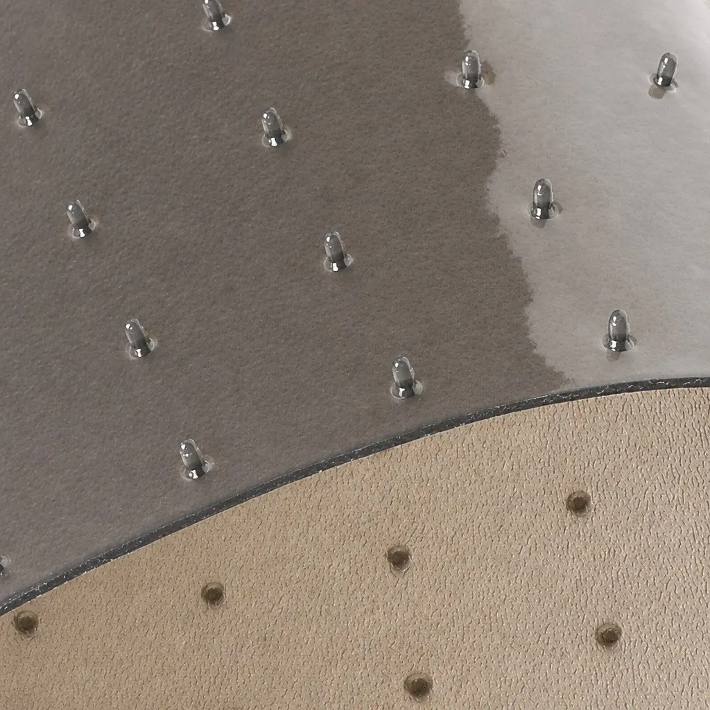 Chair Mat PVC Carpet Protector 120cm x 90cm Clear or Black for Home Office Desk Rolling Caster