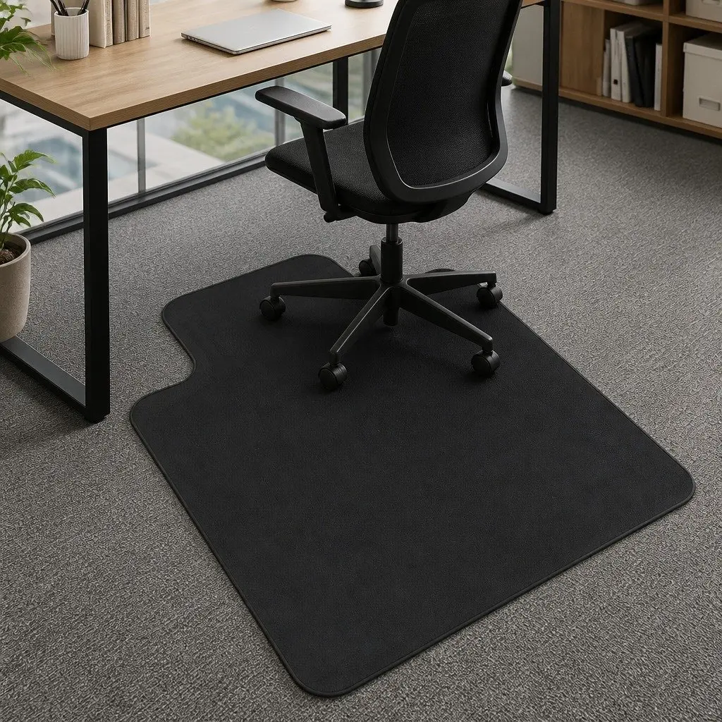 Chair Mat Hard Floor Protector 120x90cm Carpet Office Home Desk Rolling Gripper