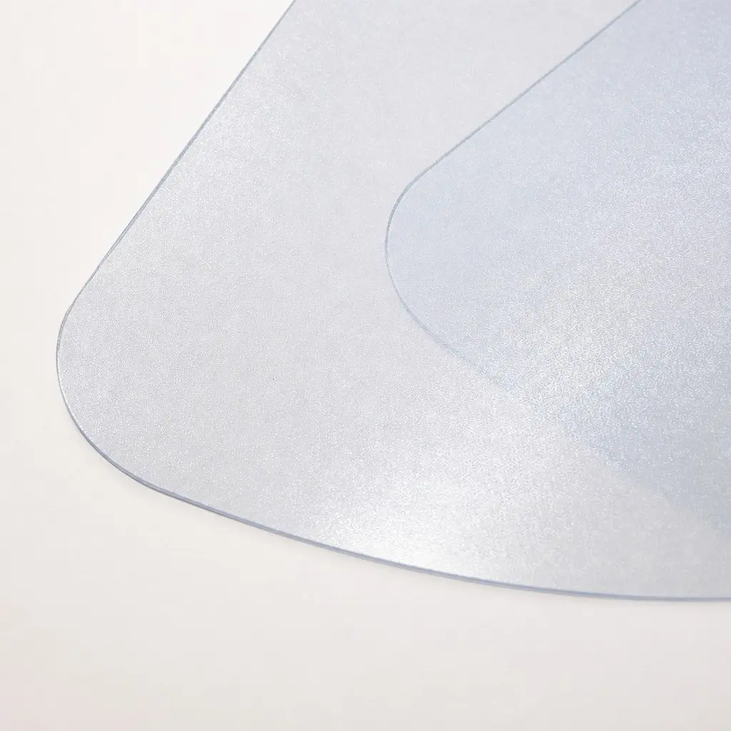 Chair Mat Carpet Protector Clear Black 120x90cm