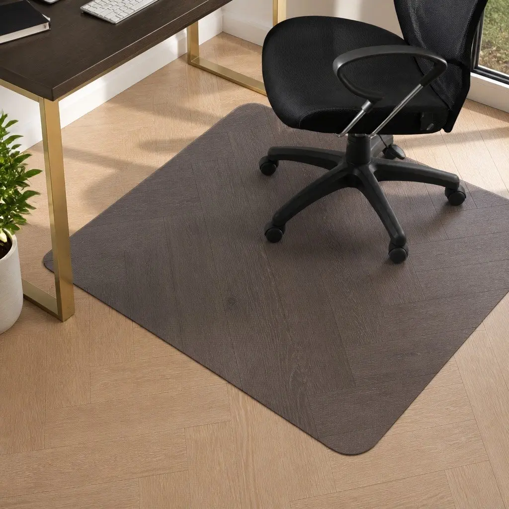Chair Mat Office Floor Protector Anti-Slip 120x90cm PVC
