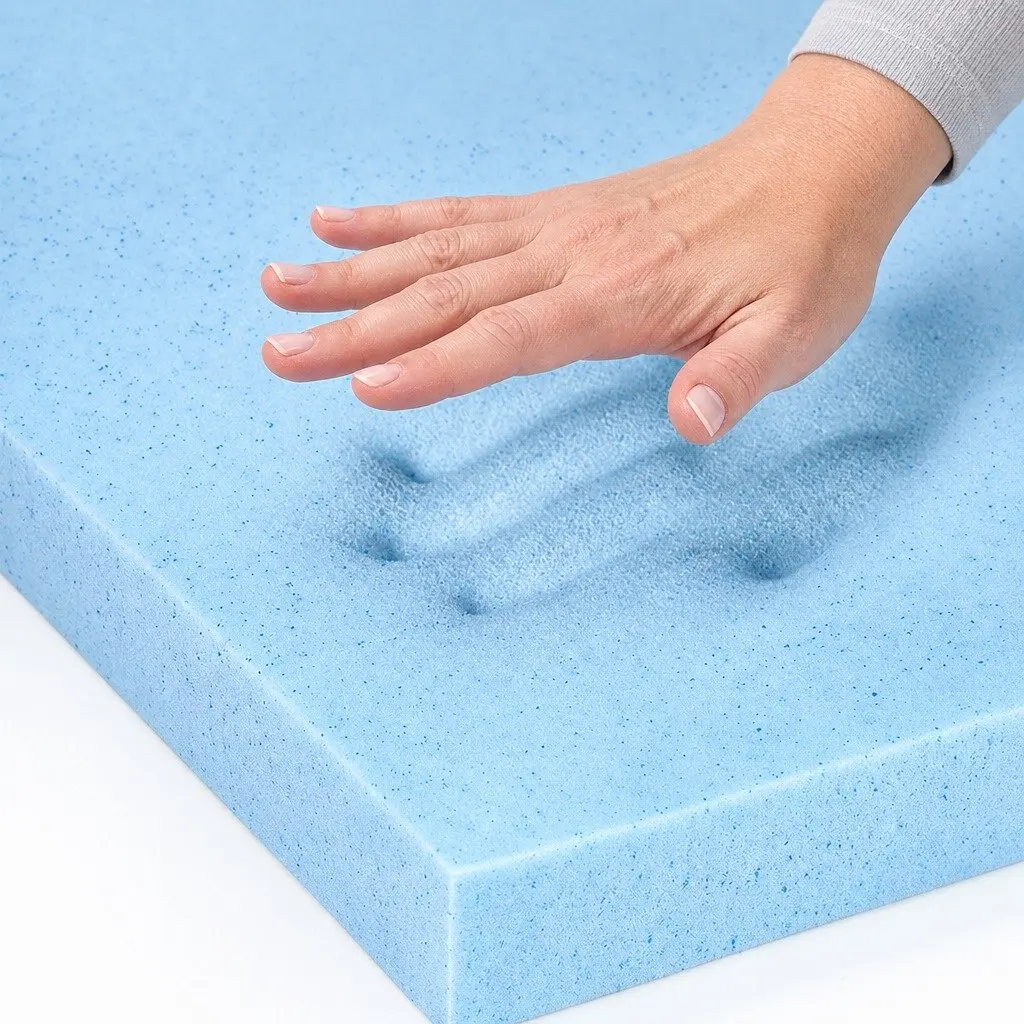 Memory Foam Mattress Topper Cool Gel Infused 5cm Queen Size