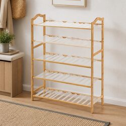 Your New Bamboo Shoe Rack - Functional 5-Tier Storage