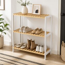 Friendly 3-Tier Bamboo Storage Rack for You