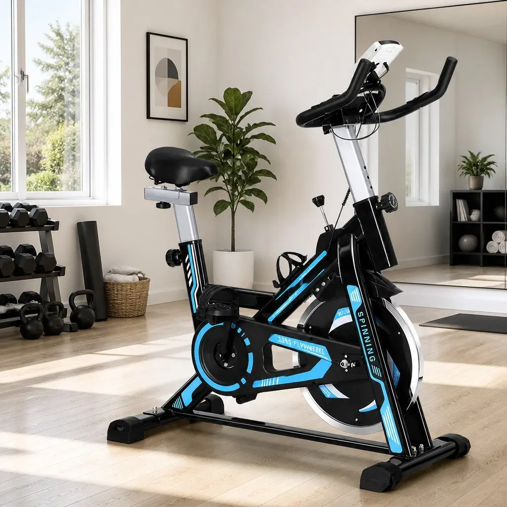 Bike Exercise Bike 13KG Flywheel 150kg Capacity Fitness Home Cardio Indoor
