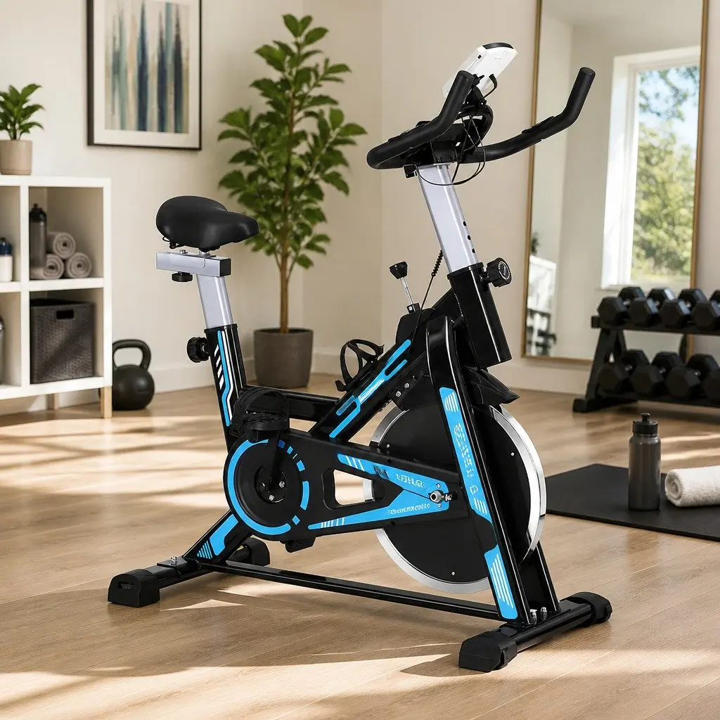 Bike Exercise Bike 13KG Flywheel 150kg Capacity Fitness Home Cardio Indoor
