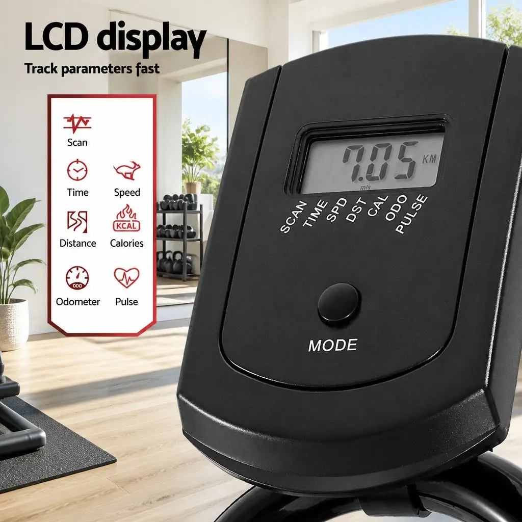 Exercise Bike Bluetooth APP Connectable Adjustable Resistance 13kg Flywheel