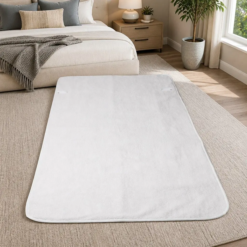 Queen Size Electric Blanket Fully Fitted Fleecy Fabric 9 Temperature Levels