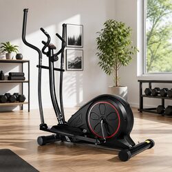 Elliptical Cross Trainer Exercise Bike Home Gym Fitness Machine LCD Display