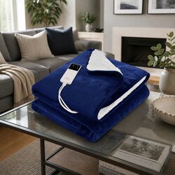 Stay Cozy with the Electric Heated Throw Rug Blanket