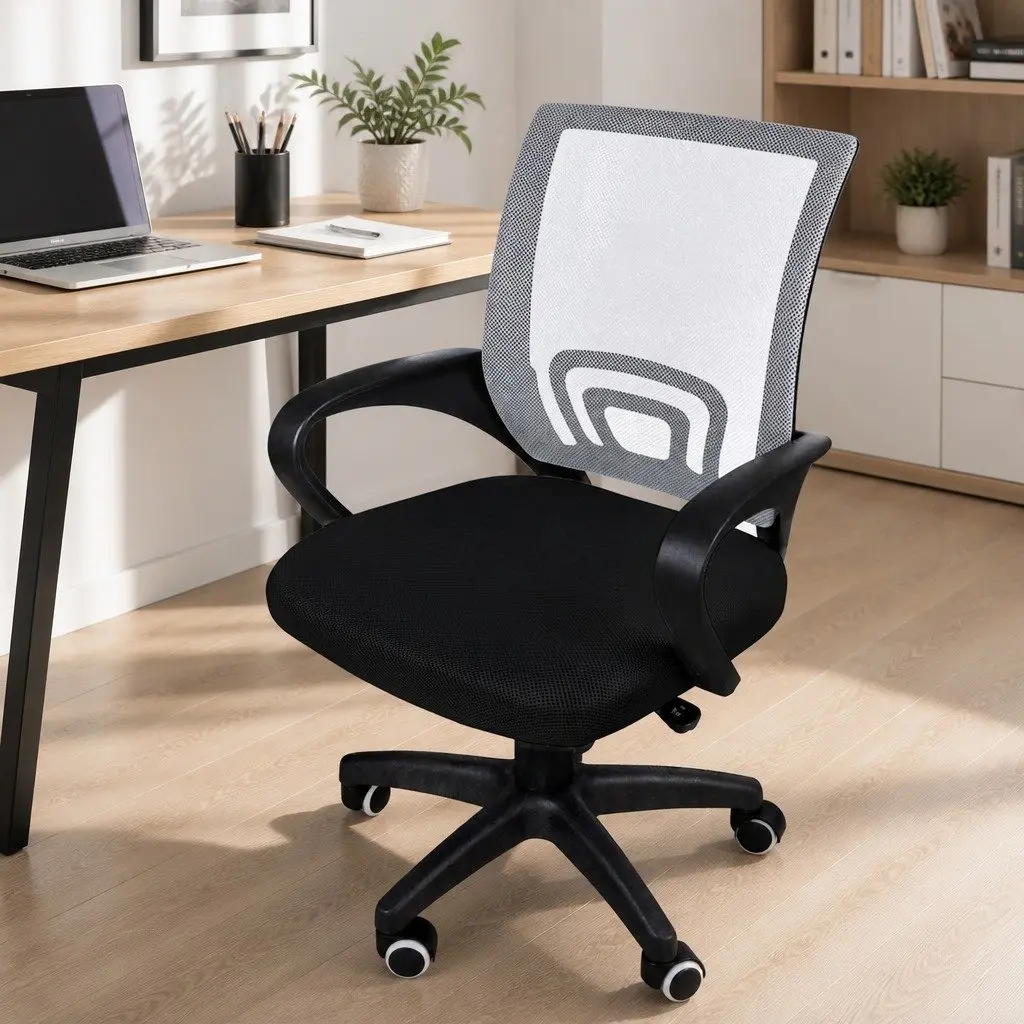 Grey Office Chair for Comfort
