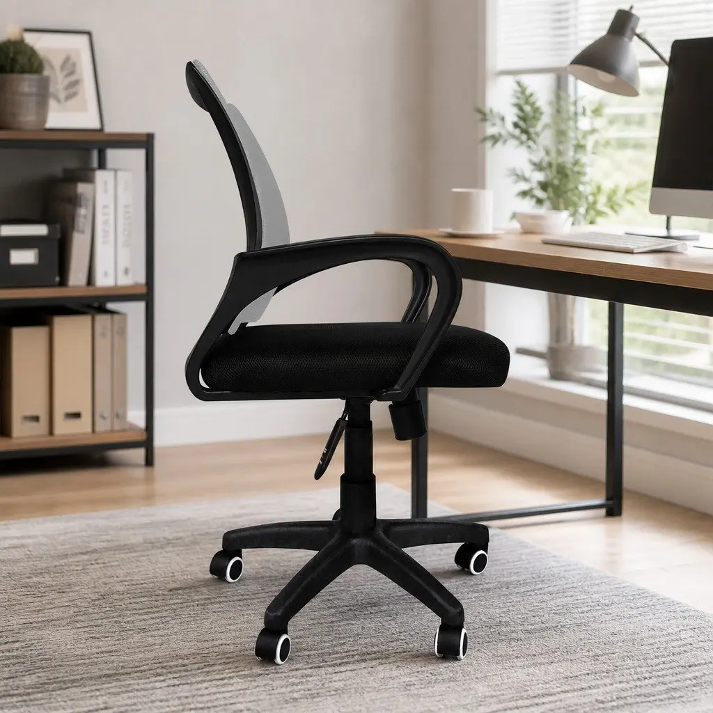Grey Office Chair for Comfort