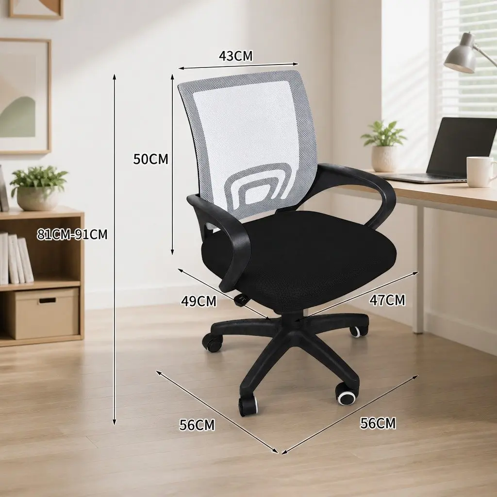 Grey Office Chair for Comfort