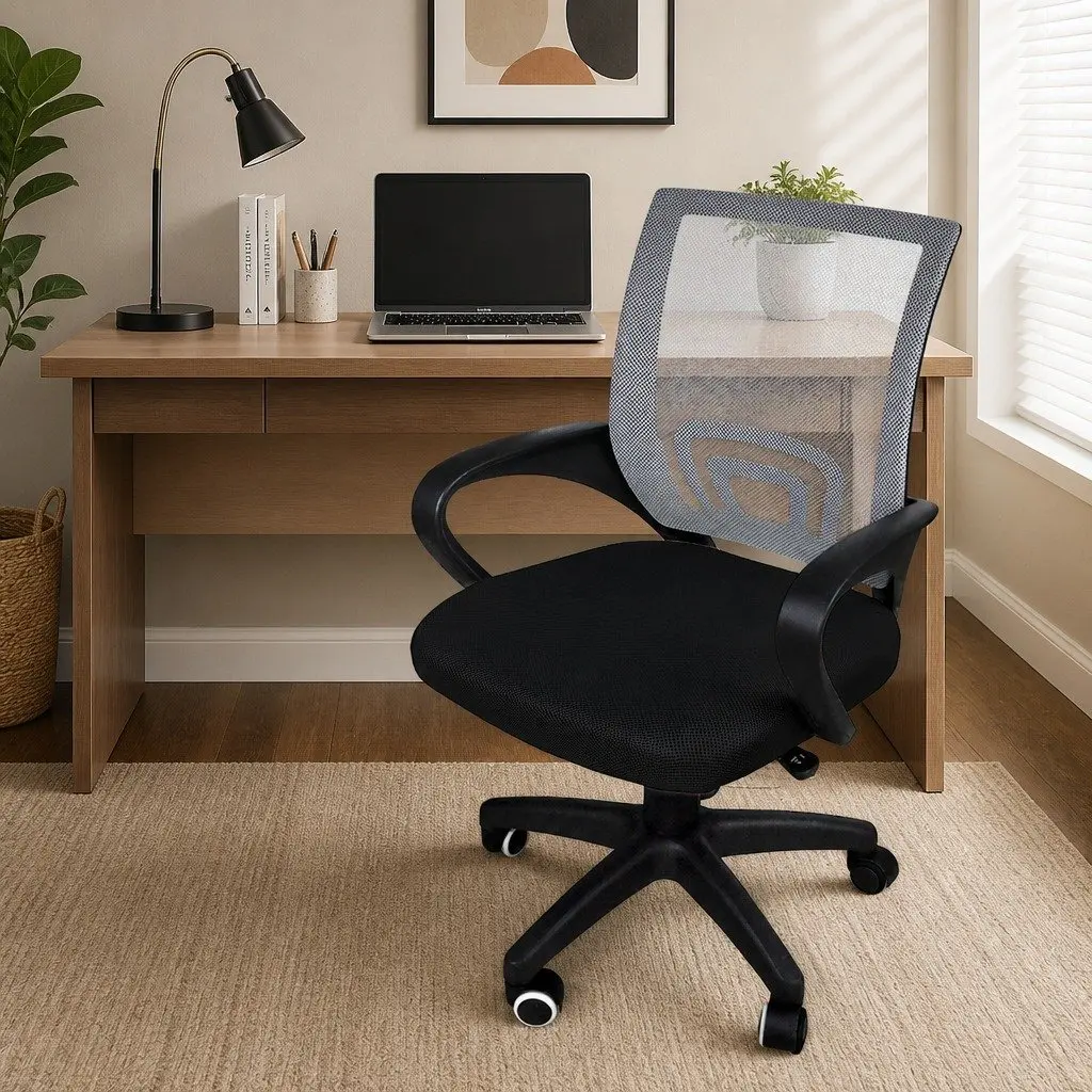 Grey Office Chair for Comfort