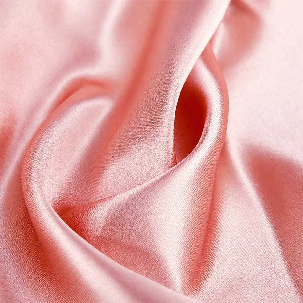 Satin Fabric Chair Sashes Coral 20 Piece