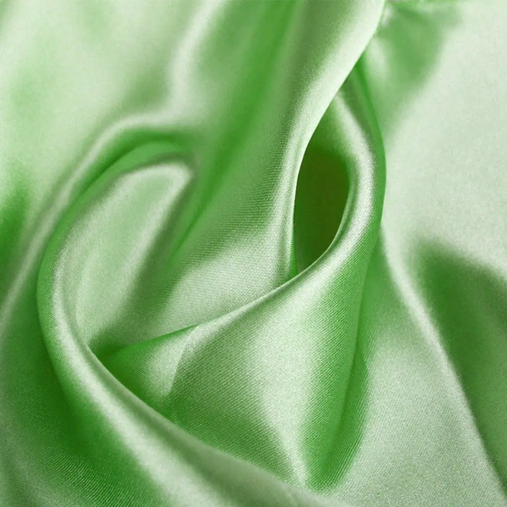 Chair Sashes Satin Fabric Grass Green 20 Piece 278L x 18W cm for Weddings Parties Banquets