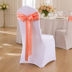 Friendly Satin Chair Sashes - 50 Pieces for Events