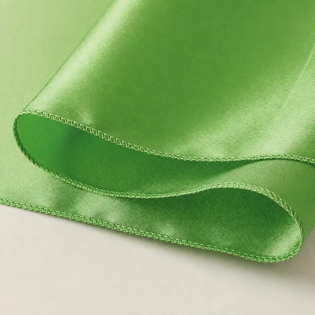 Satin Table Runner Chair Sash Grass Green 278cm