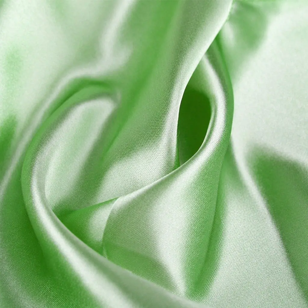 Satin Table Runner Chair Sash Grass Green 278cm