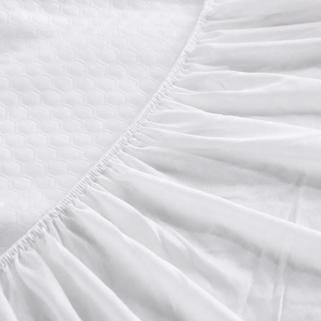 Single Mattress Protector Topper Waterproof Cooling 188cm x 91cm