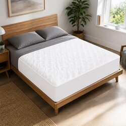 Fitted Waterproof Bed Mattress Protector Super King Size Bedding Cover
