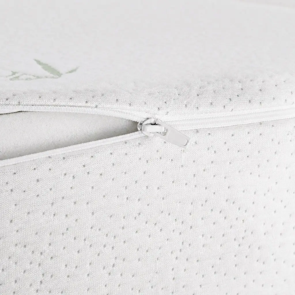 Memory Foam Wedge Pillow Support for Back and Legs Incline Cushion Multi-Purpose Sleep and Lounging Options Available in Four Thicknesses White