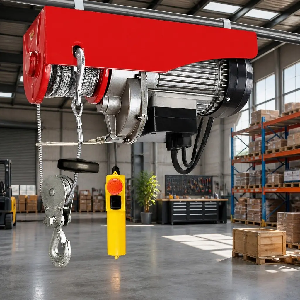 Electric Hoist Winch Remote Control 400KG 800KG 18M Rope
