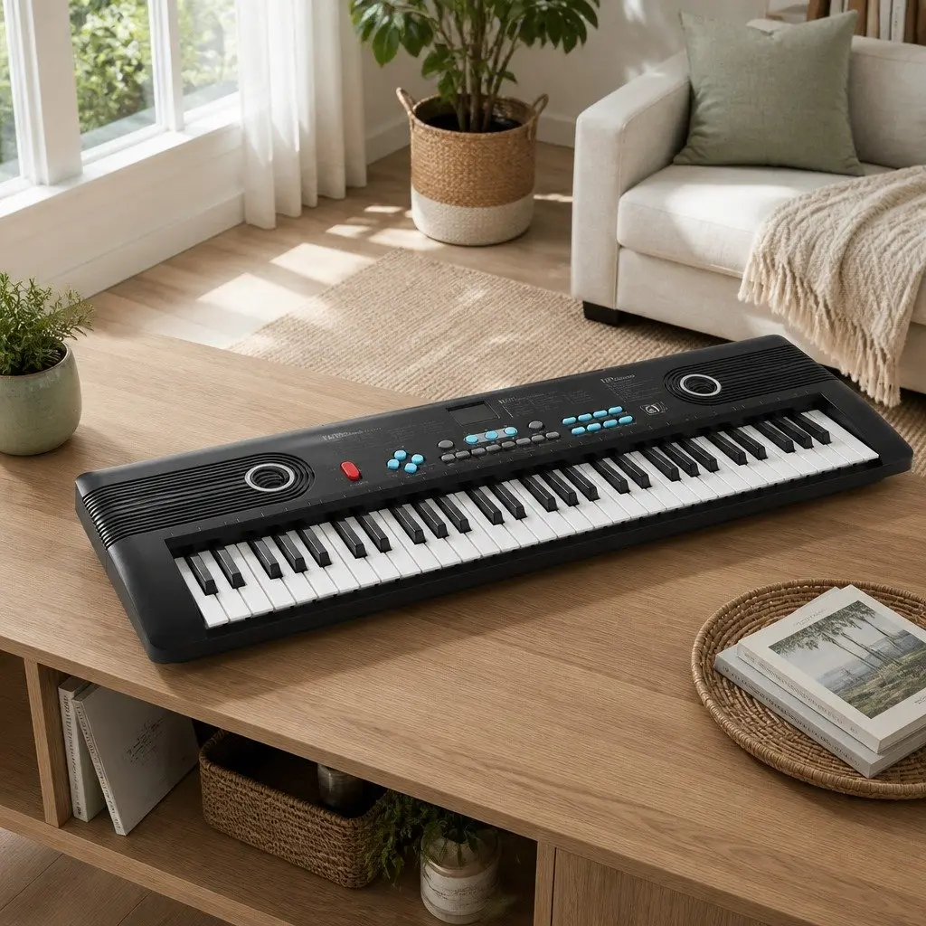 61-Key Digital Piano Keyboard