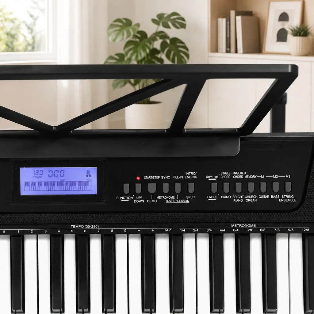 61 Key Electronic Piano Keyboard Digital Music Portable Touch Sensitive LCD