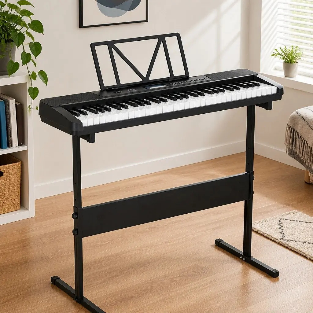 61 Key Electronic Piano Keyboard Digital Music Portable Touch Sensitive LCD