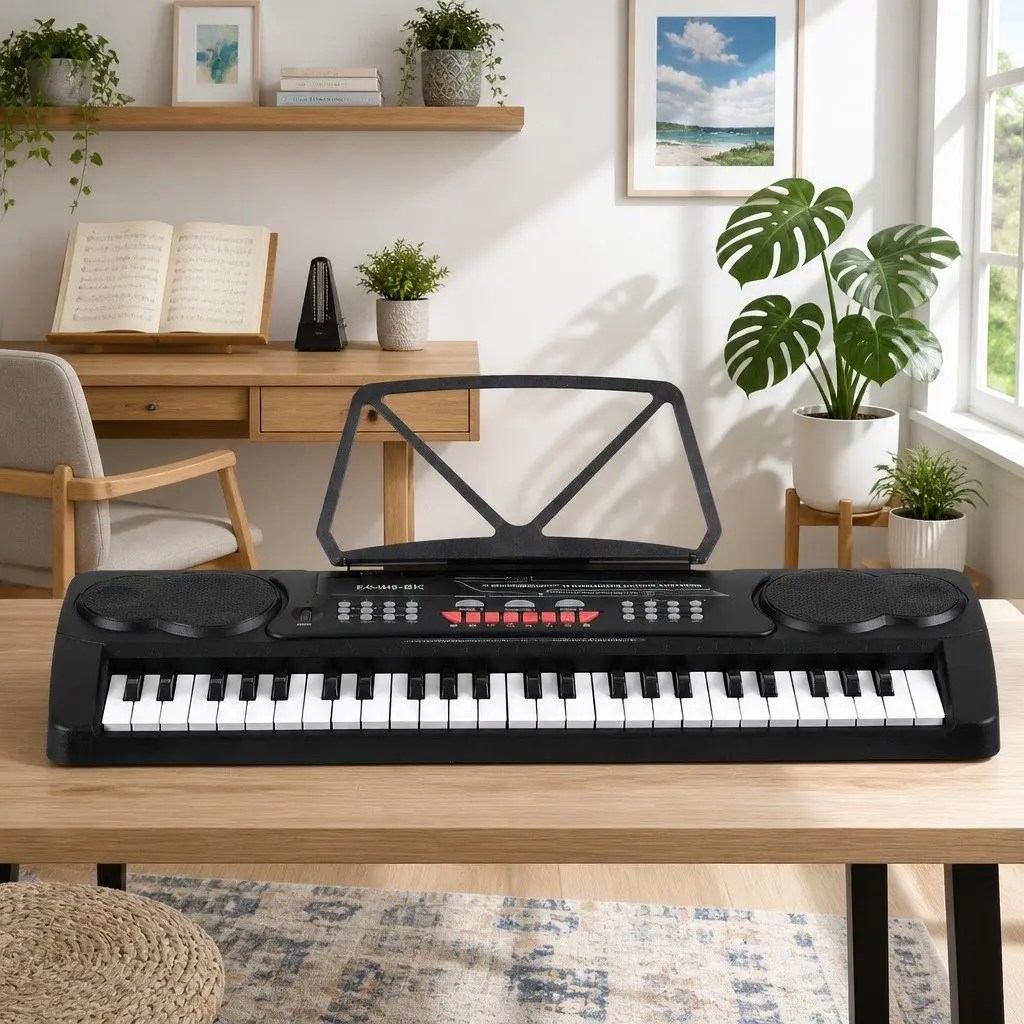 49 Key Electronic Keyboard Portable Digital Piano with Multiple Timbres and Rhythms