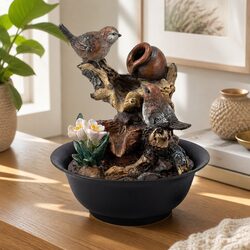 Bring Tranquility to Your Desk with This Water Fountain