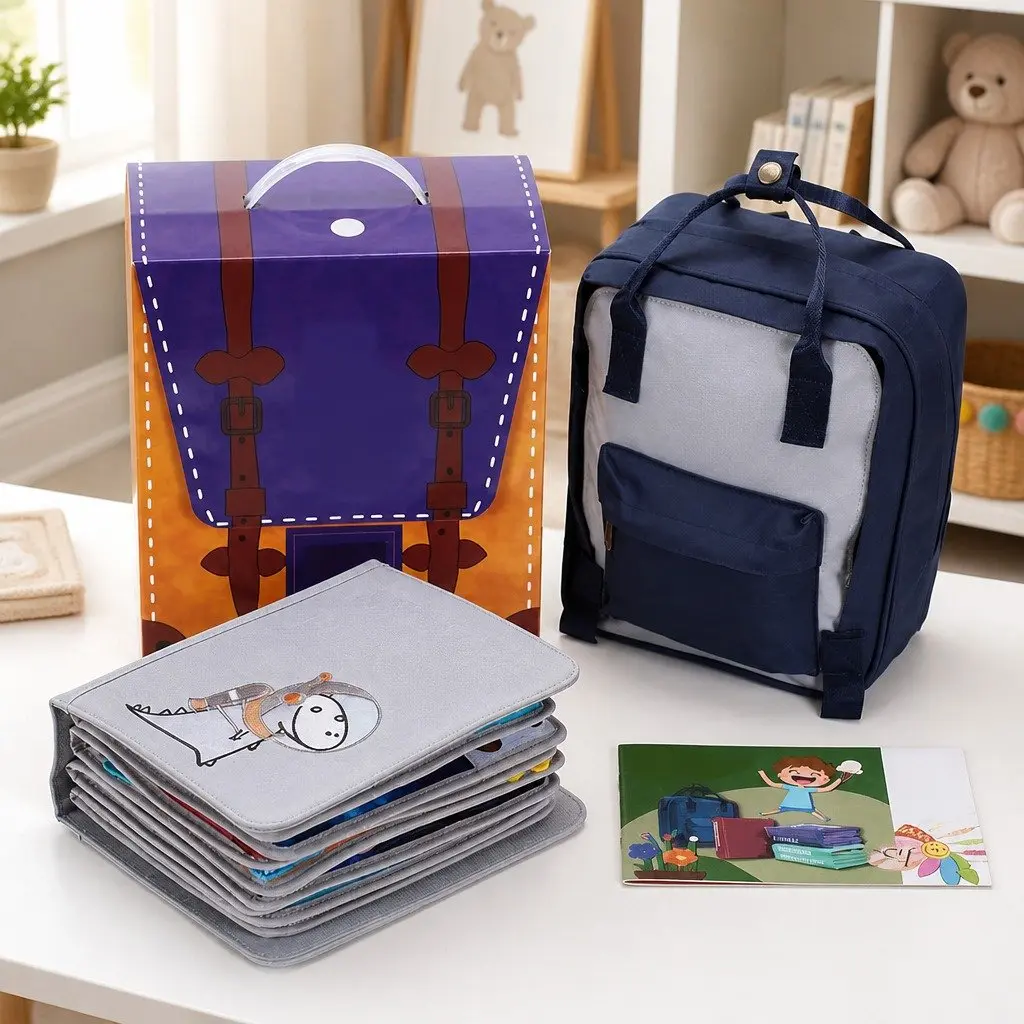 My First Book Interactive Busy Book for Kids Ages 4-6 Space Exploration 24 x 19.5 cm