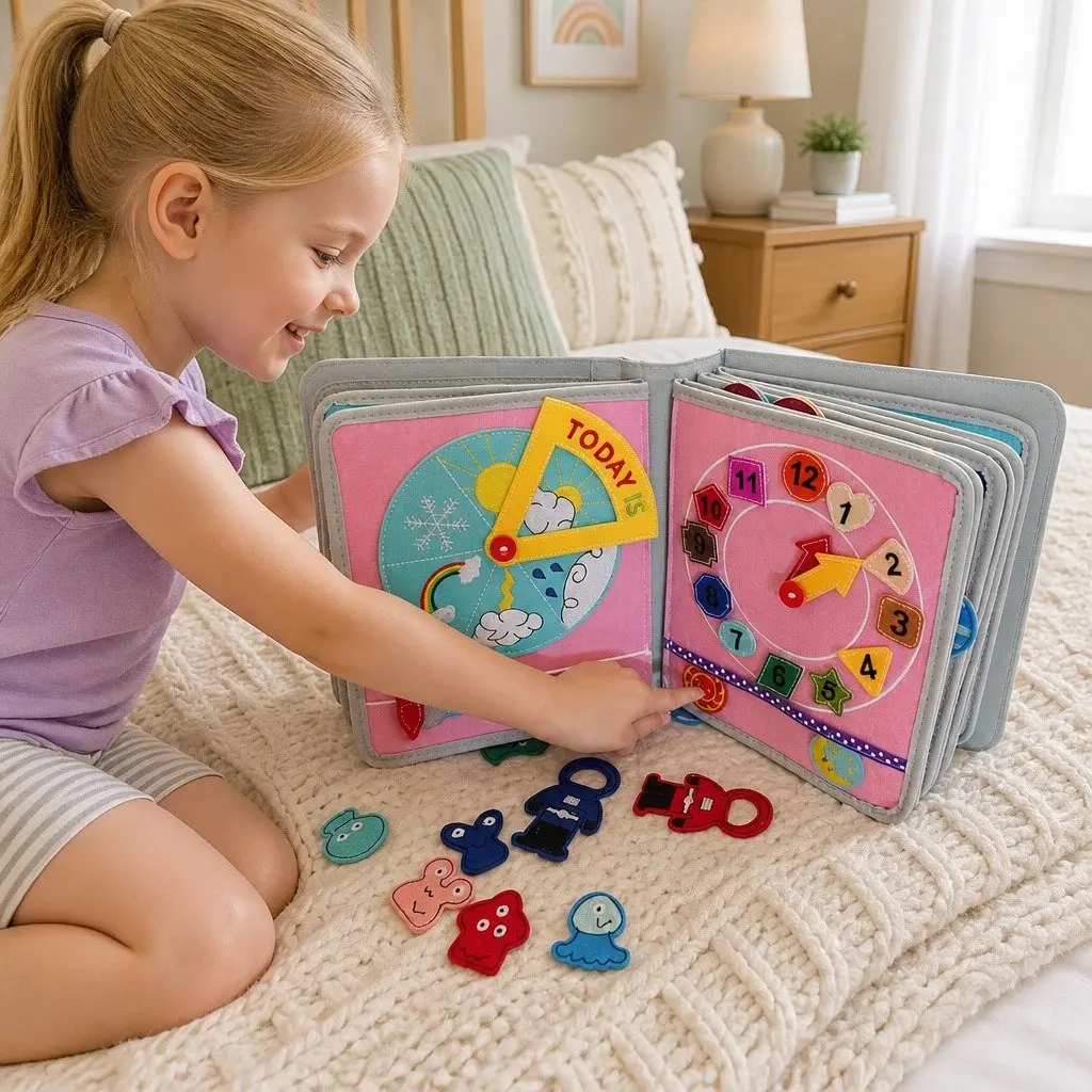 Interactive My Space Book for Kids Ages 4-6 Educational Discovery 24x19.5cm
