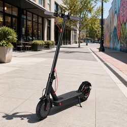Adult Electric Scooter 500W Foldable Commuter Portable Riding Black 25km/h