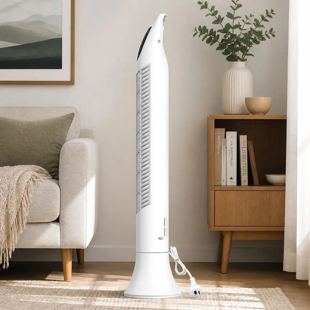 Tower Fan Cooler 3 Speeds Oscillating Portable Bladeless Air Circulation Device