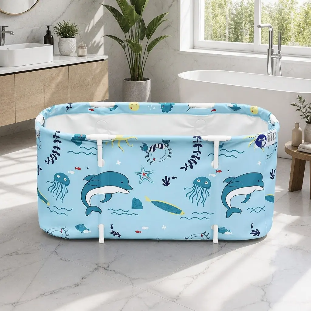Foldable Bathtub Portable Spa 114x62cm