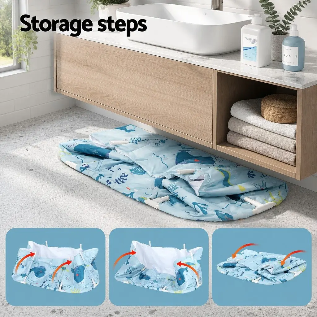 Foldable Bathtub Portable Spa 134x65cm