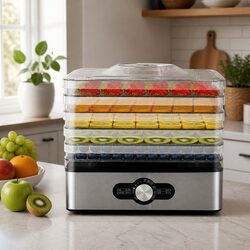 Your Go-To Food Dehydrator with Adjustable Trays and Thermostat