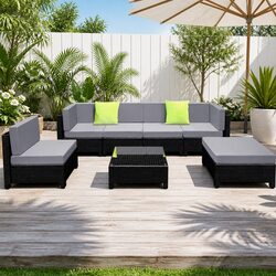 Make Your Outdoor Space Cozy with a 7-Piece Lounge Set