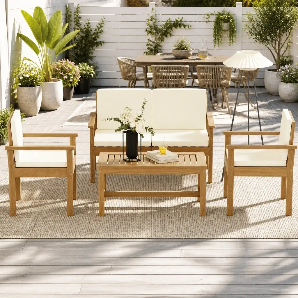 4-Piece Outdoor Sofa Set