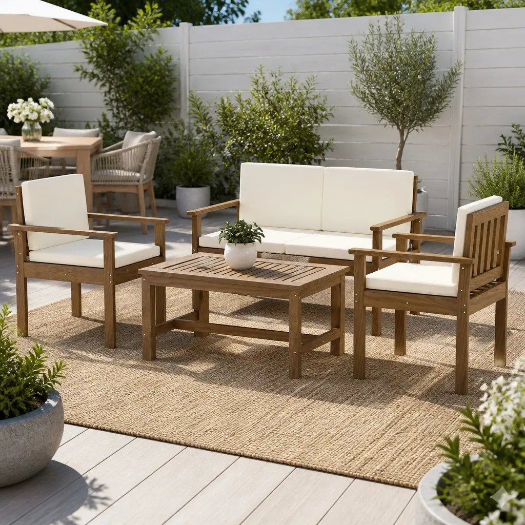 4-Piece Outdoor Sofa Set