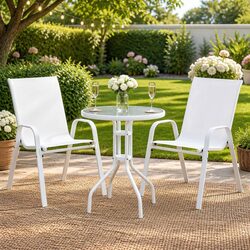 Welcome to Your New 3PC Bistro Set for Outdoor Dining