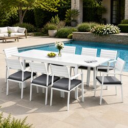 Friendly 9-Piece Outdoor Dining Set for Enjoyable Gatherings