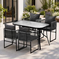 Friendly 5 Piece Outdoor Dining Set for You