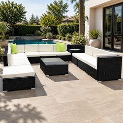 You’ll Love This 12 Piece Outdoor Wicker Sofa Set