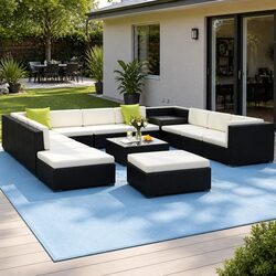 Friendly 13-Piece Outdoor Sofa Set for Your Space